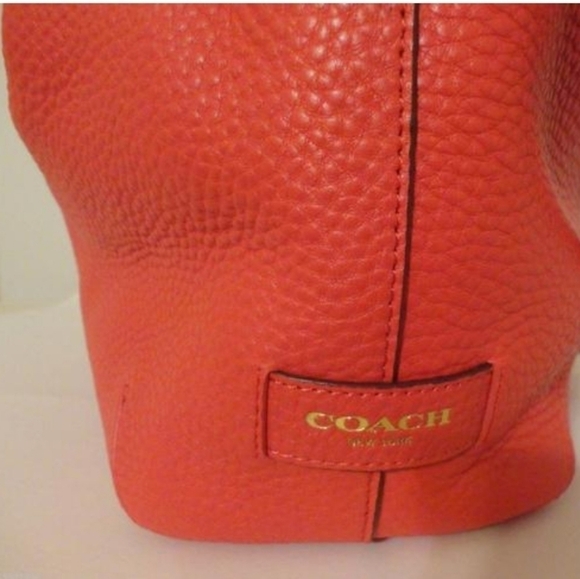 Coach XL 25307 Legacy Dream Drawstring Pebble Leather Bag - Picture 3 of 10